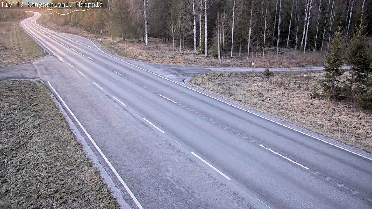 Weather Camera Image Väg 13 Kangasniemi, Häppälä, Kangasniemi, Etelä-Savo