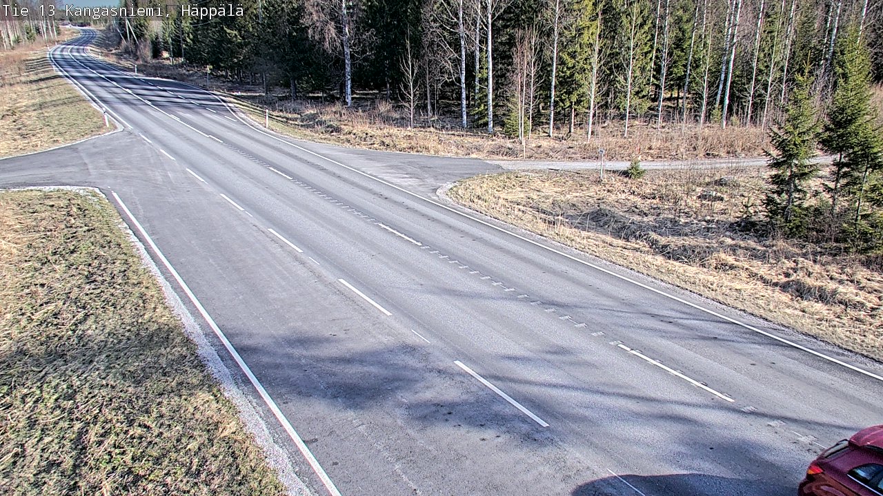 Weather Camera Image Väg 13 Kangasniemi, Häppälä, Kangasniemi, Etelä-Savo