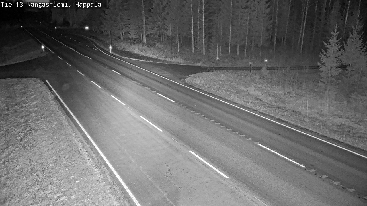 Weather Camera Image Road 13 Kangasniemi, Häppälä, Kangasniemi, Etelä-Savo