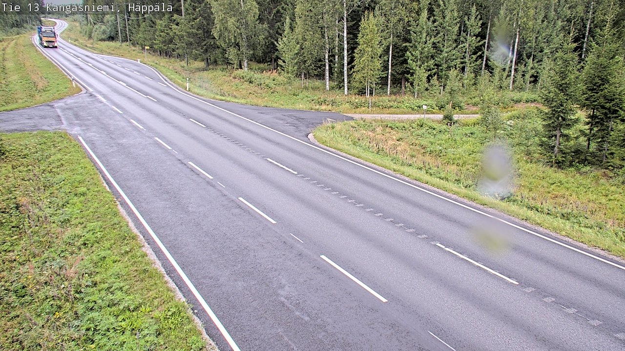 Weather Camera Image Väg 13 Kangasniemi, Häppälä, Kangasniemi, Etelä-Savo