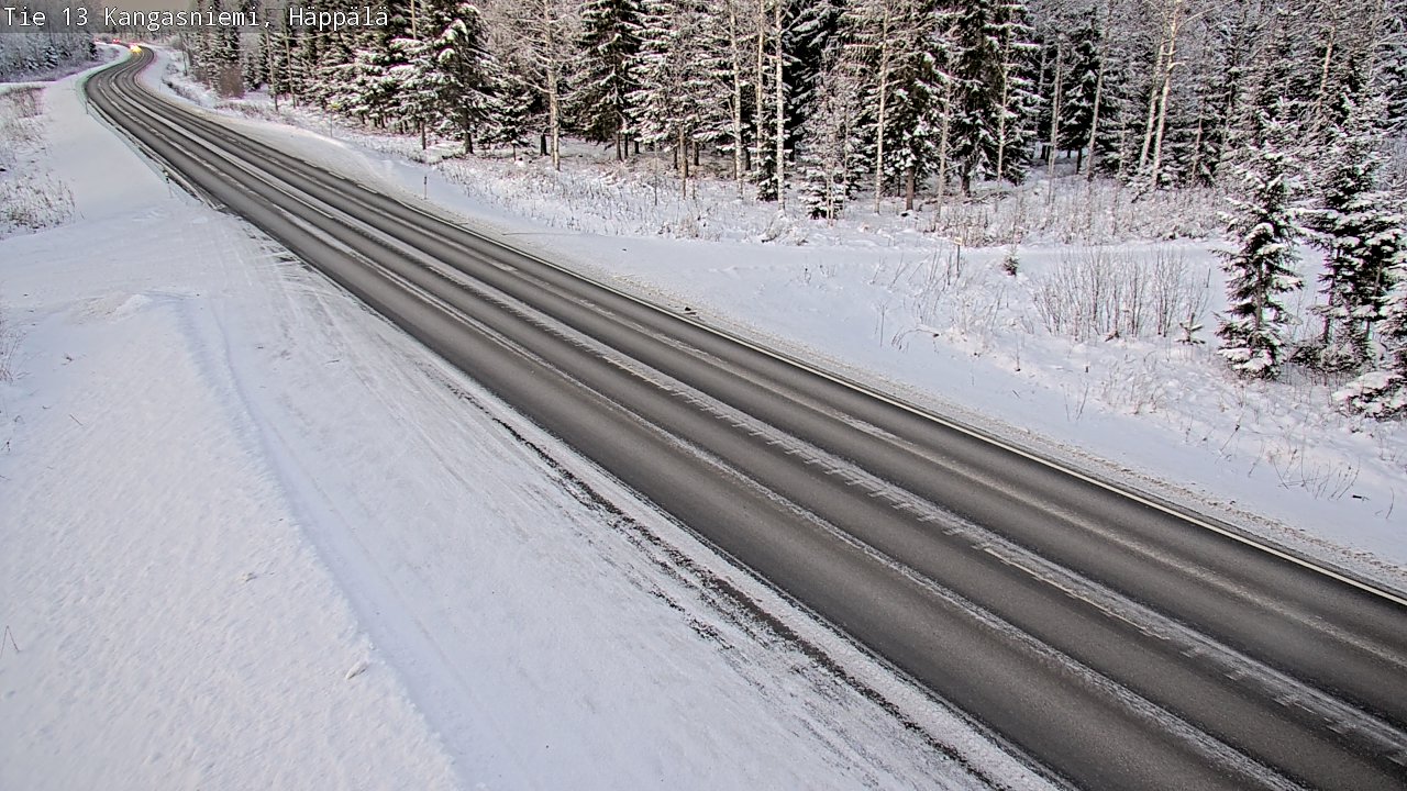 Weather Camera Image Road 13 Kangasniemi, Häppälä, Kangasniemi, Etelä-Savo