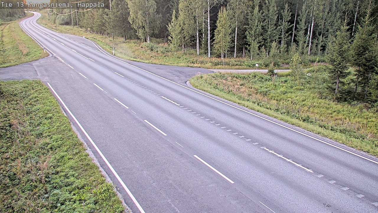 Kelikamerat Kuva Tie 13 Kangasniemi, Häppälä, Kangasniemi, Etelä-Savo
