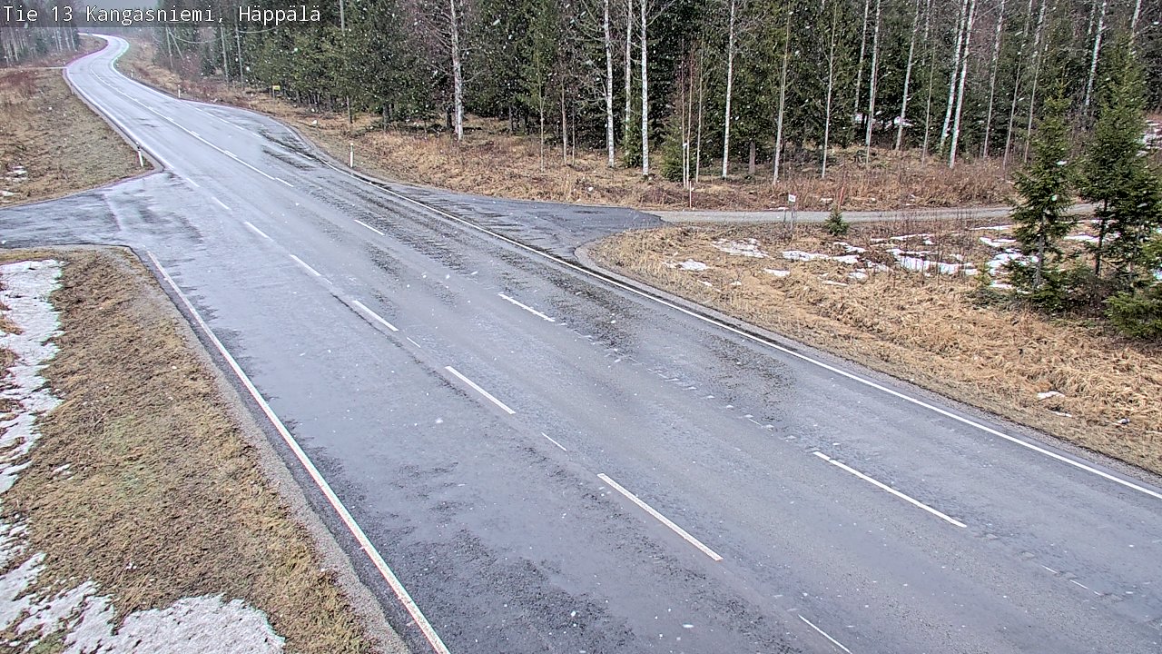 Weather Camera Image Väg 13 Kangasniemi, Häppälä, Kangasniemi, Etelä-Savo