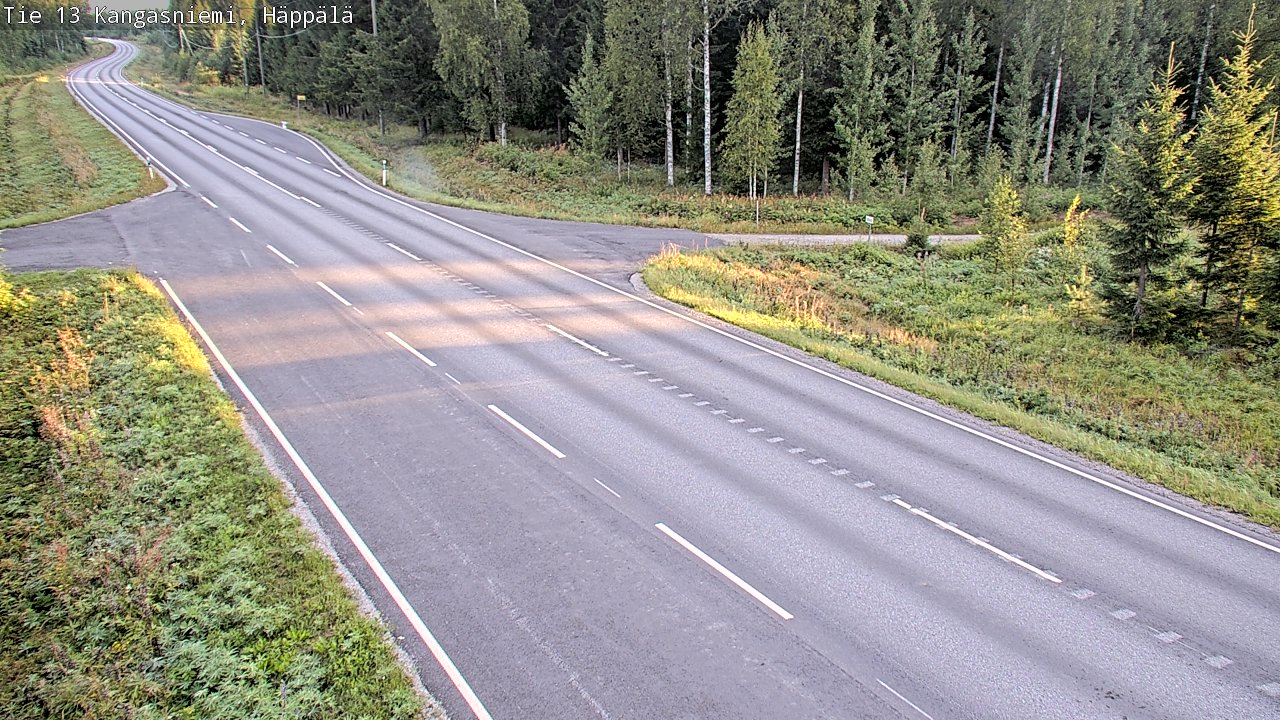 Weather Camera Image Road 13 Kangasniemi, Häppälä, Kangasniemi, Etelä-Savo