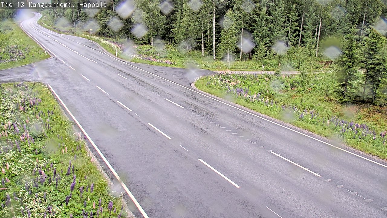 Weather Camera Image Väg 13 Kangasniemi, Häppälä, Kangasniemi, Etelä-Savo
