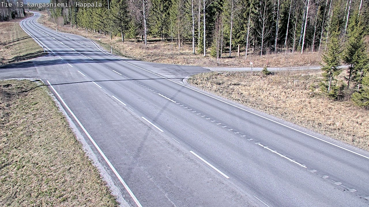Weather Camera Image Väg 13 Kangasniemi, Häppälä, Kangasniemi, Etelä-Savo