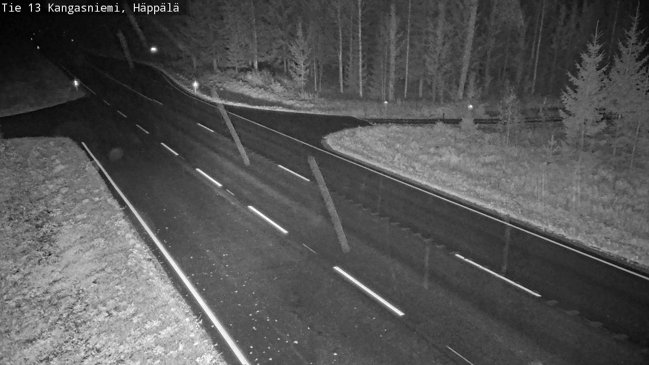 Weather Camera Image Road 13 Kangasniemi, Häppälä, Kangasniemi, Etelä-Savo