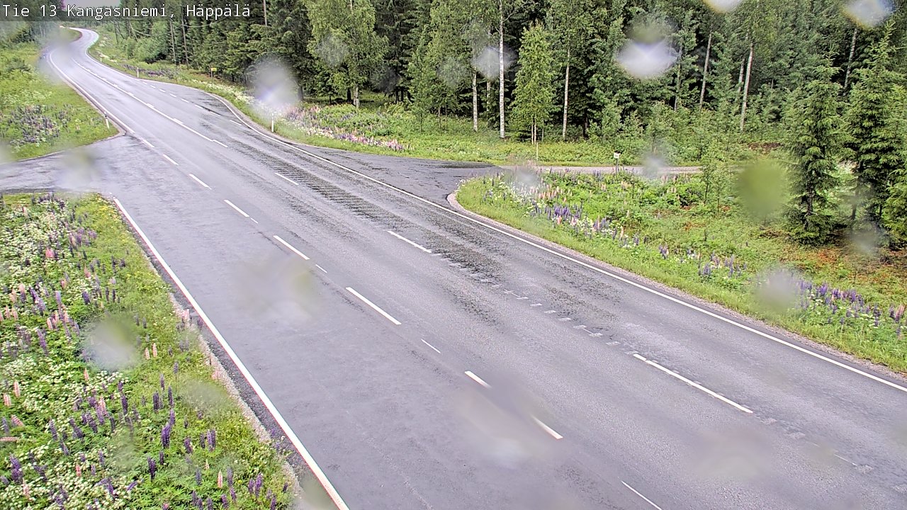 Weather Camera Image Väg 13 Kangasniemi, Häppälä, Kangasniemi, Etelä-Savo