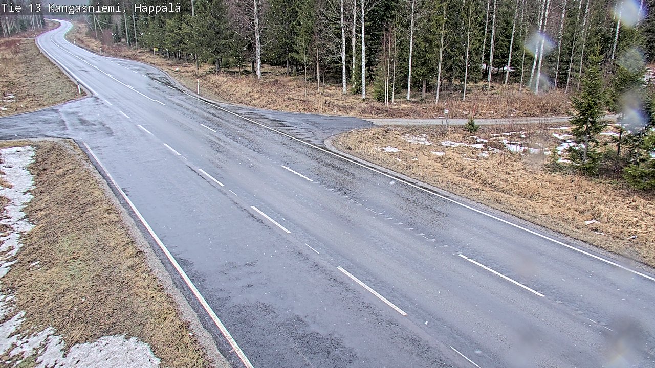 Weather Camera Image Road 13 Kangasniemi, Häppälä, Kangasniemi, Etelä-Savo