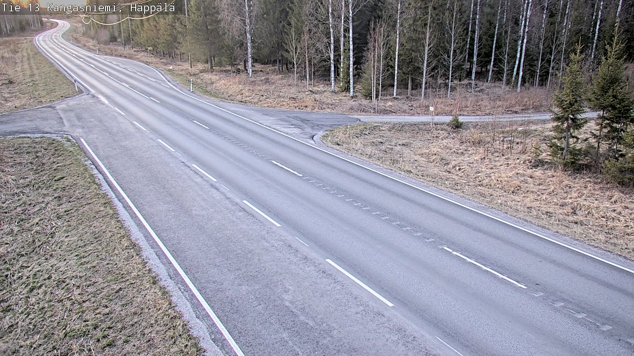 Weather Camera Image Väg 13 Kangasniemi, Häppälä, Kangasniemi, Etelä-Savo