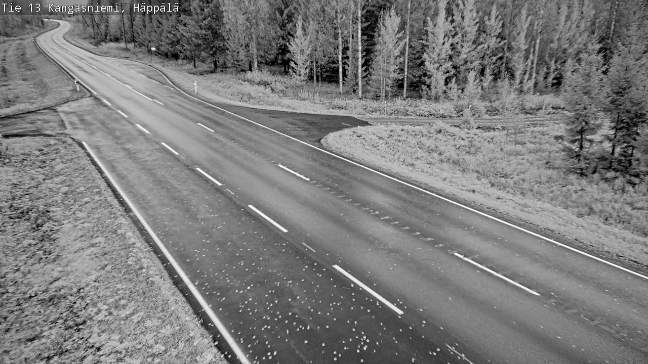 Weather Camera Image Road 13 Kangasniemi, Häppälä, Kangasniemi, Etelä-Savo