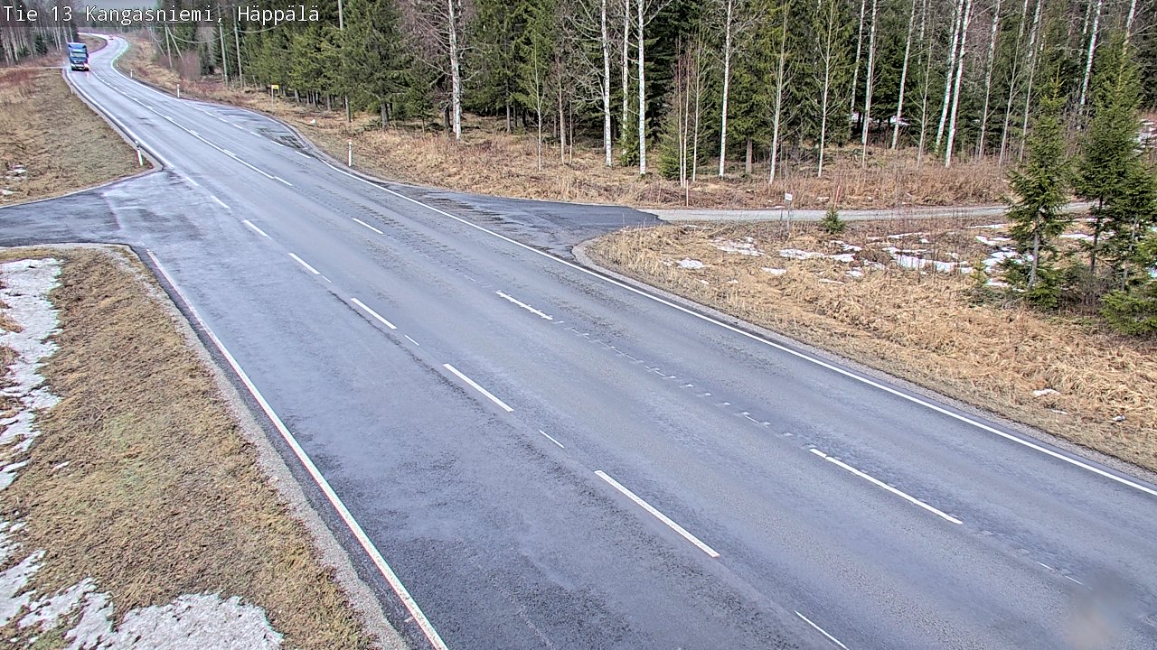 Weather Camera Image Road 13 Kangasniemi, Häppälä, Kangasniemi, Etelä-Savo