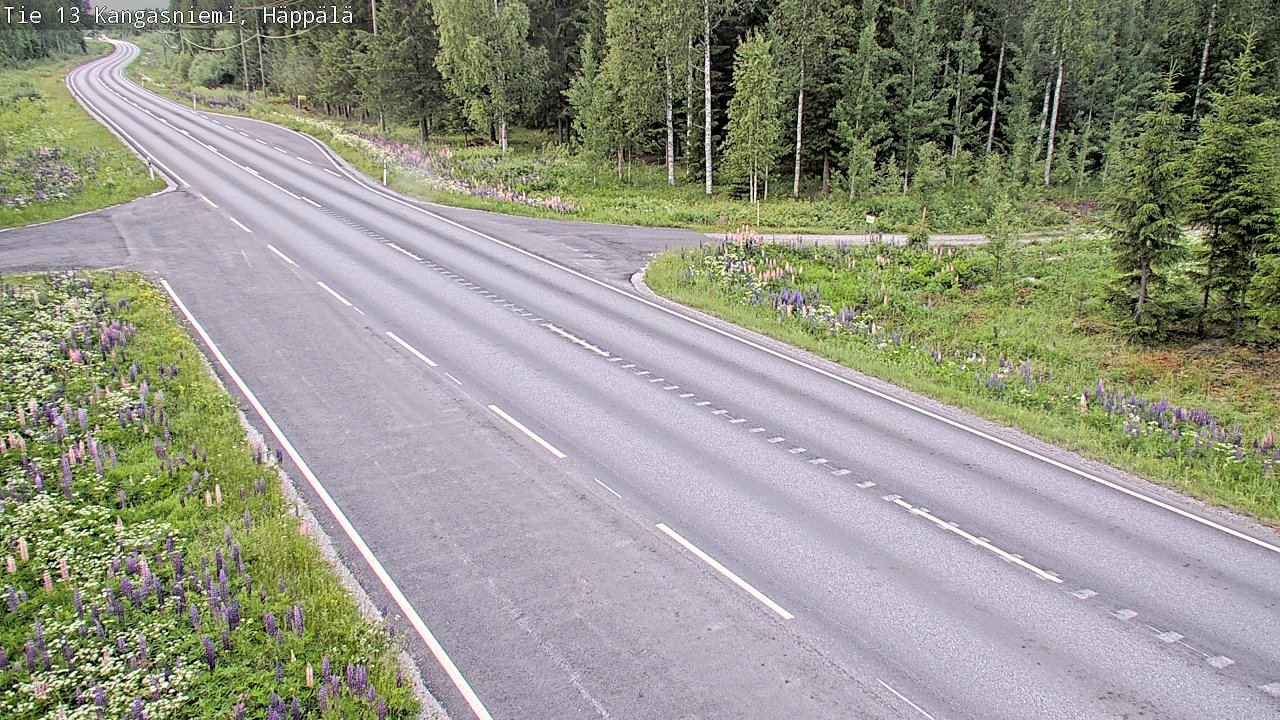 Kelikamerat Kuva Tie 13 Kangasniemi, Häppälä, Kangasniemi, Etelä-Savo