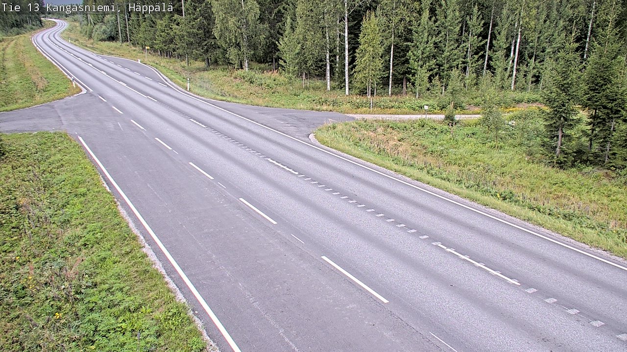 Weather Camera Image Road 13 Kangasniemi, Häppälä, Kangasniemi, Etelä-Savo