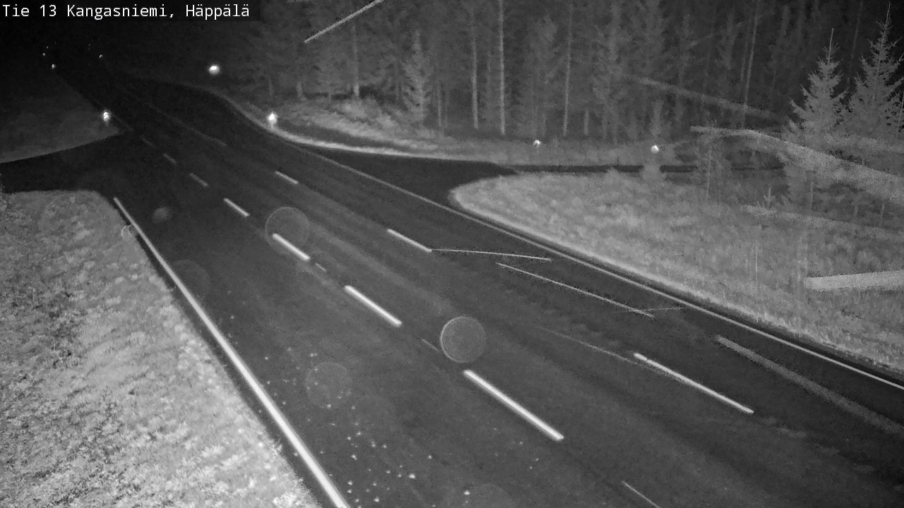 Weather Camera Image Road 13 Kangasniemi, Häppälä, Kangasniemi, Etelä-Savo