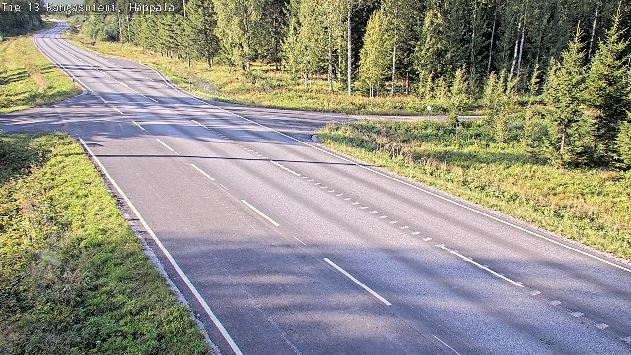 Kelikamerat Kuva Tie 13 Kangasniemi, Häppälä, Kangasniemi, Etelä-Savo