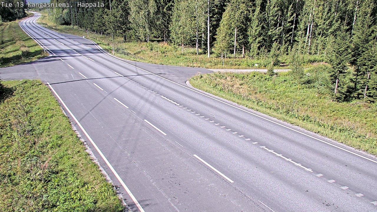 Kelikamerat Kuva Tie 13 Kangasniemi, Häppälä, Kangasniemi, Etelä-Savo