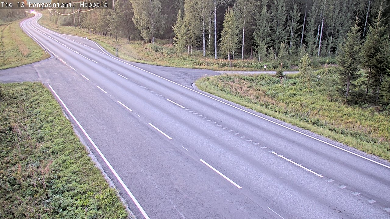 Kelikamerat Kuva Tie 13 Kangasniemi, Häppälä, Kangasniemi, Etelä-Savo