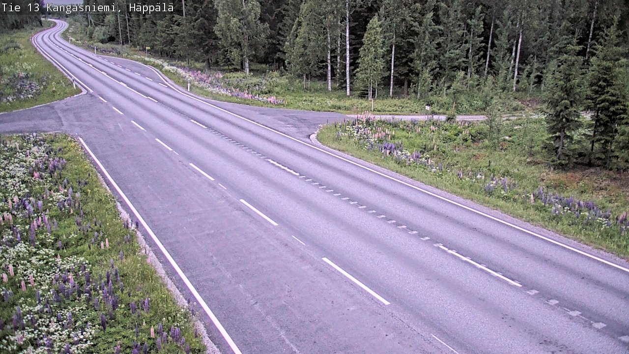 Kelikamerat Kuva Tie 13 Kangasniemi, Häppälä, Kangasniemi, Etelä-Savo