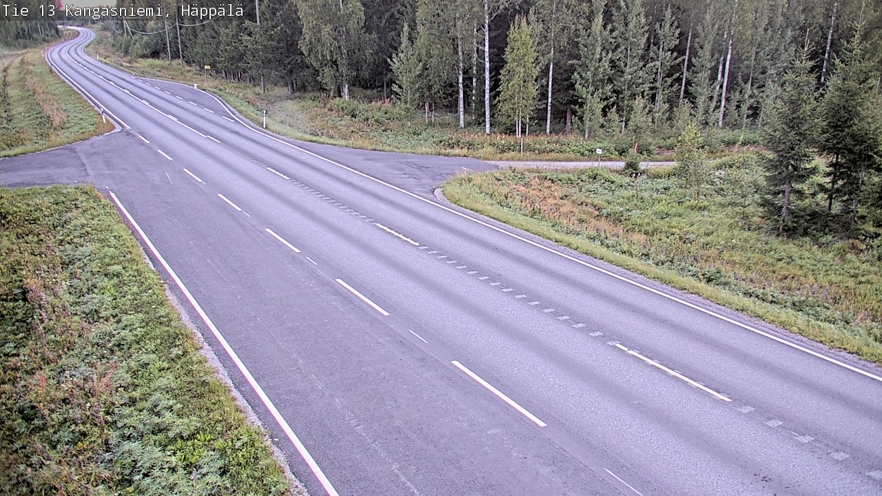 Kelikamerat Kuva Tie 13 Kangasniemi, Häppälä, Kangasniemi, Etelä-Savo