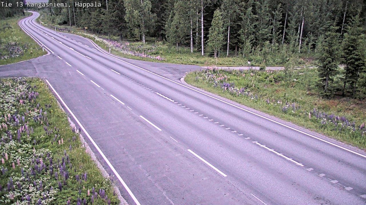 Kelikamerat Kuva Tie 13 Kangasniemi, Häppälä, Kangasniemi, Etelä-Savo