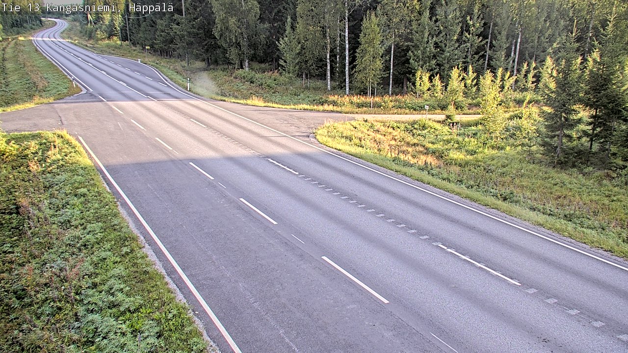 Weather Camera Image Road 13 Kangasniemi, Häppälä, Kangasniemi, Etelä-Savo