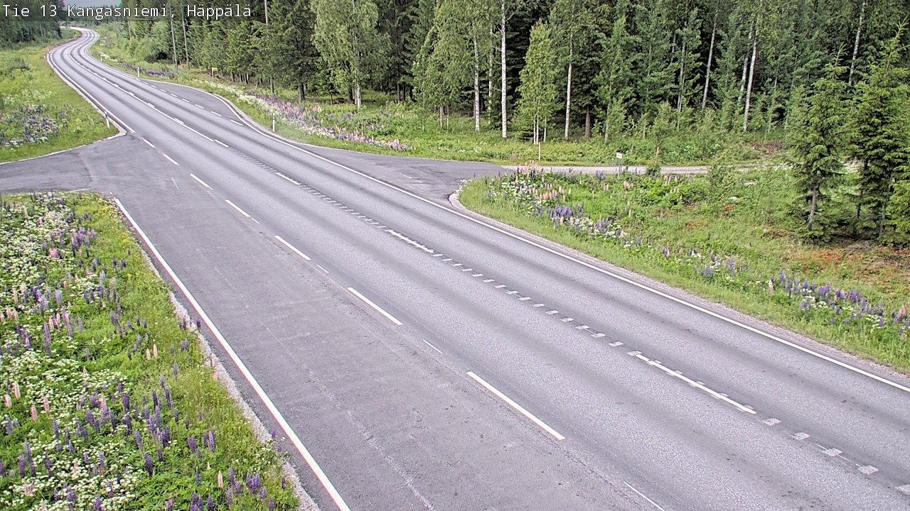 Kelikamerat Kuva Tie 13 Kangasniemi, Häppälä, Kangasniemi, Etelä-Savo