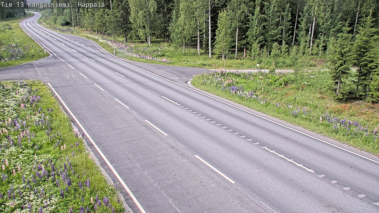Kelikamerat Kuva Tie 13 Kangasniemi, Häppälä, Kangasniemi, Etelä-Savo