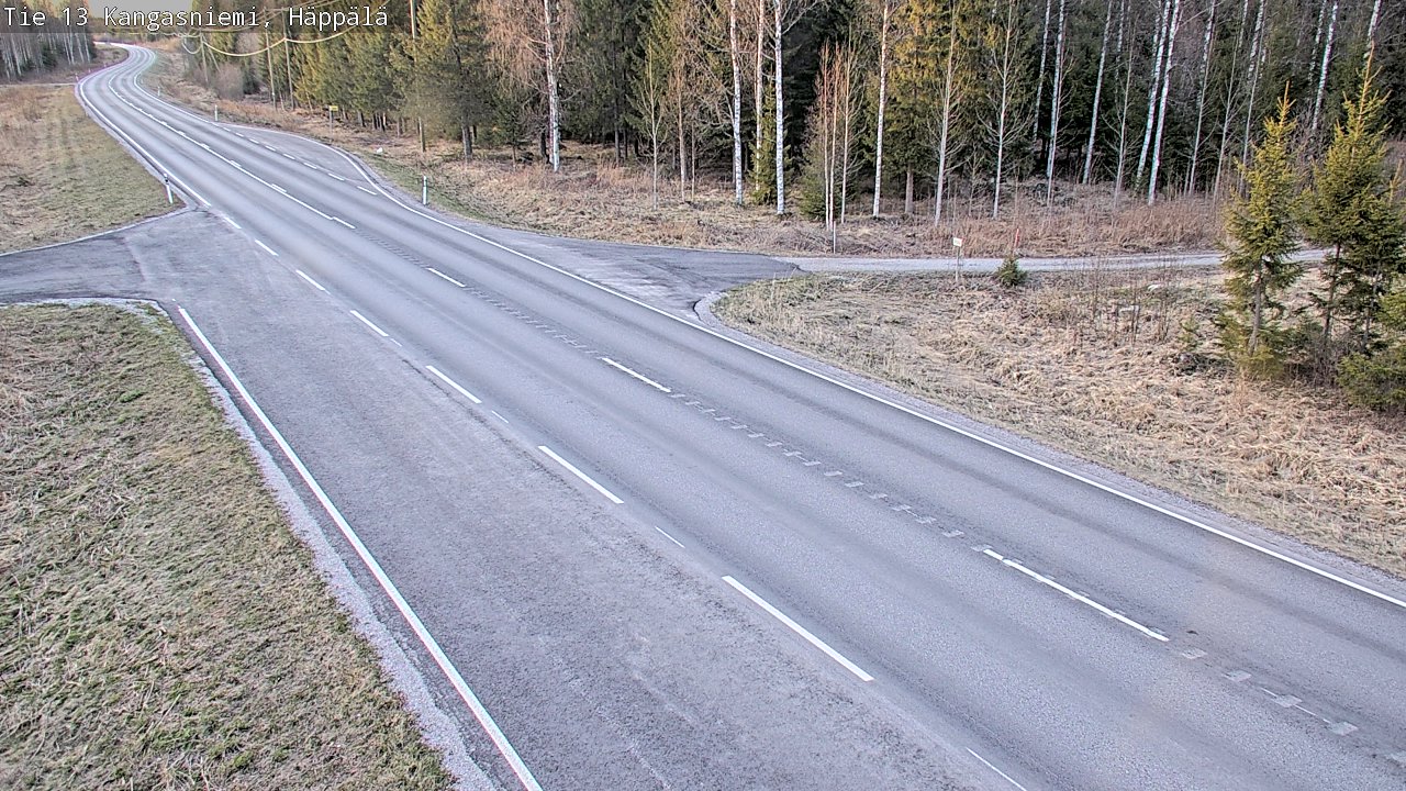 Weather Camera Image Väg 13 Kangasniemi, Häppälä, Kangasniemi, Etelä-Savo