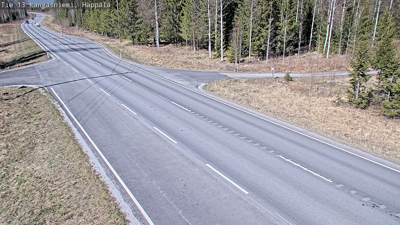 Weather Camera Image Väg 13 Kangasniemi, Häppälä, Kangasniemi, Etelä-Savo