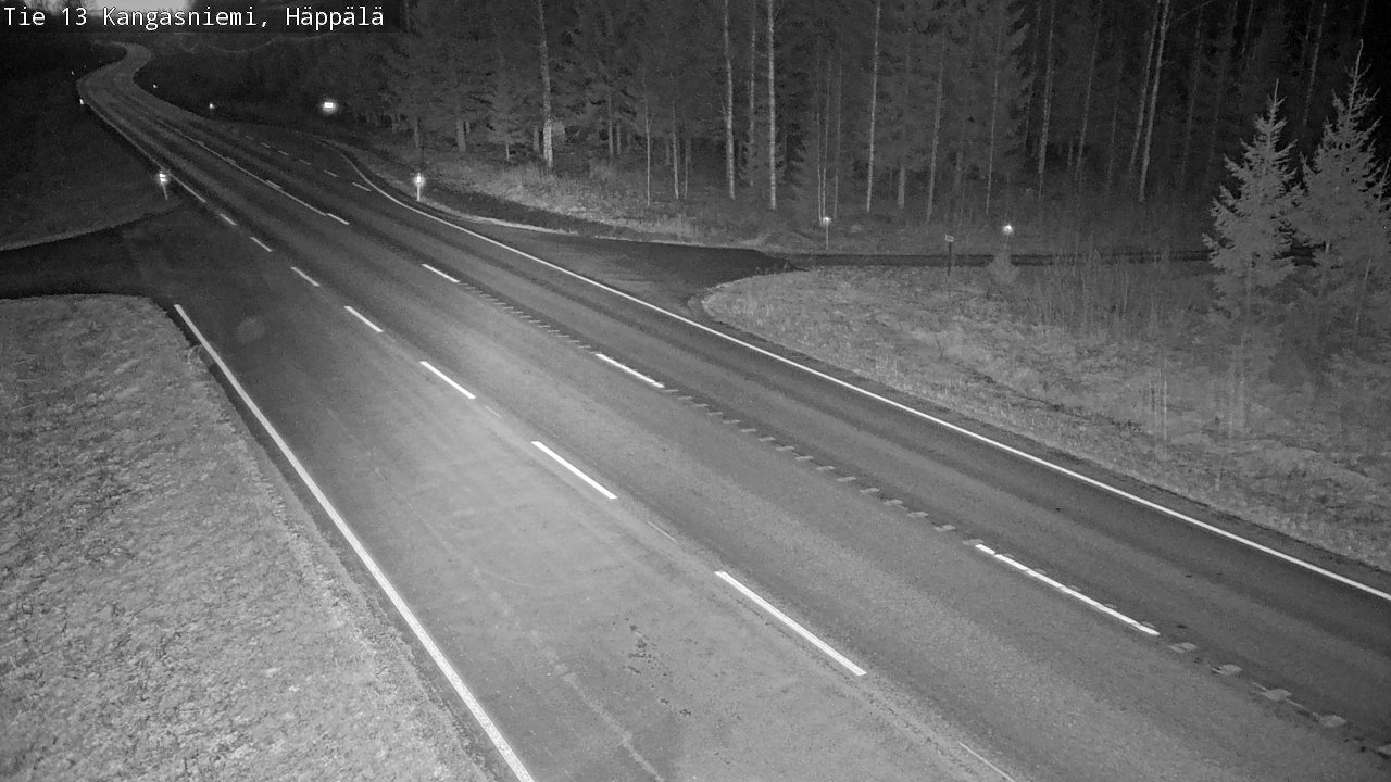 Weather Camera Image Väg 13 Kangasniemi, Häppälä, Kangasniemi, Etelä-Savo