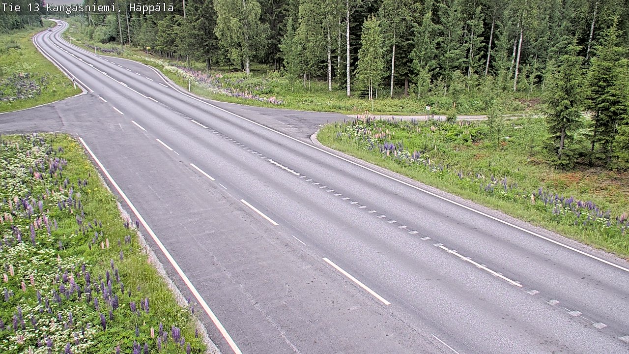 Kelikamerat Kuva Tie 13 Kangasniemi, Häppälä, Kangasniemi, Etelä-Savo