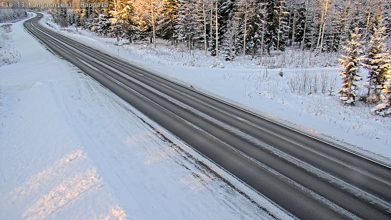 Weather Camera Image Road 13 Kangasniemi, Häppälä, Kangasniemi, Etelä-Savo
