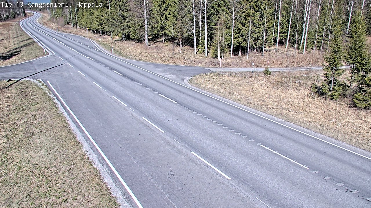 Weather Camera Image Väg 13 Kangasniemi, Häppälä, Kangasniemi, Etelä-Savo