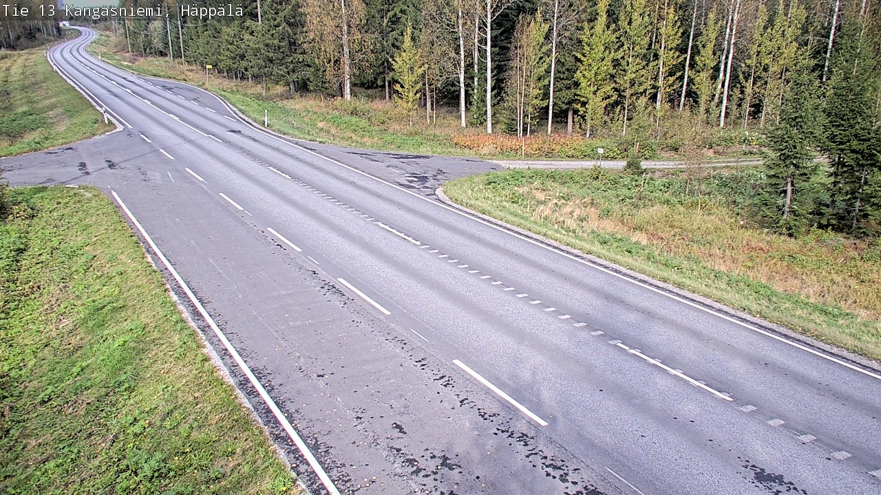 Kelikamerat Kuva Tie 13 Kangasniemi, Häppälä, Kangasniemi, Etelä-Savo