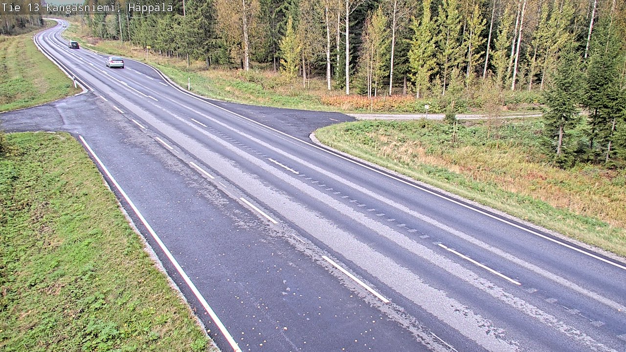 Weather Camera Image Road 13 Kangasniemi, Häppälä, Kangasniemi, Etelä-Savo