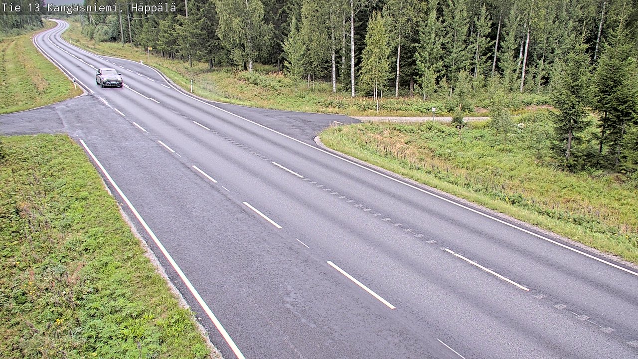 Weather Camera Image Väg 13 Kangasniemi, Häppälä, Kangasniemi, Etelä-Savo