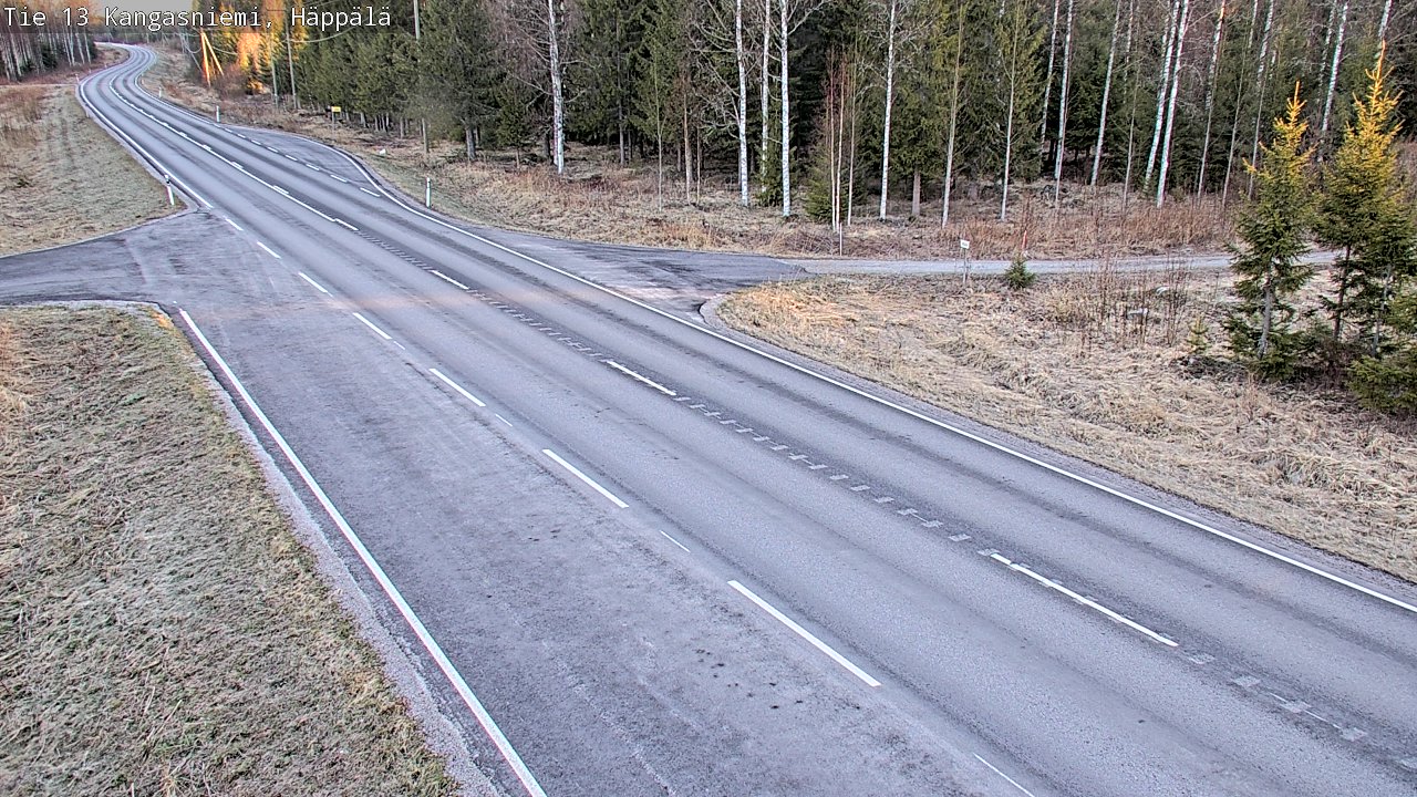Weather Camera Image Väg 13 Kangasniemi, Häppälä, Kangasniemi, Etelä-Savo