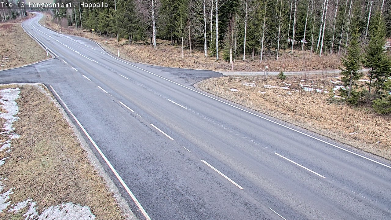 Weather Camera Image Road 13 Kangasniemi, Häppälä, Kangasniemi, Etelä-Savo