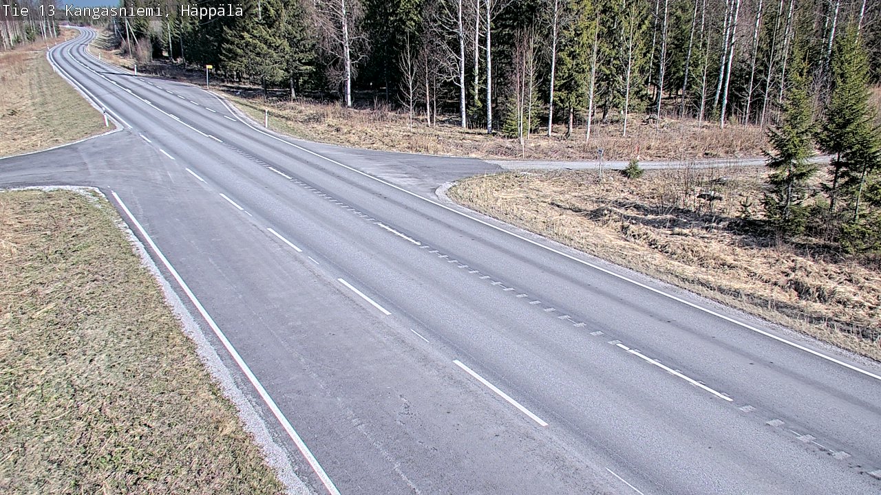 Weather Camera Image Väg 13 Kangasniemi, Häppälä, Kangasniemi, Etelä-Savo