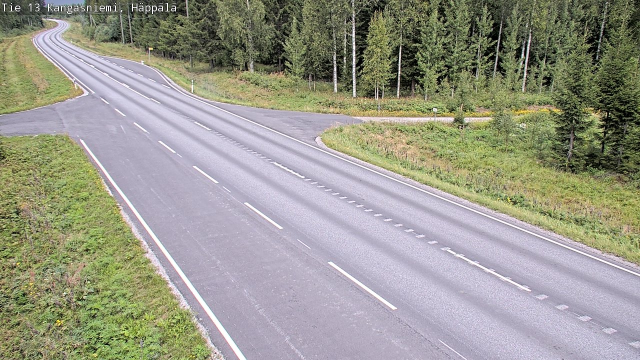 Weather Camera Image Road 13 Kangasniemi, Häppälä, Kangasniemi, Etelä-Savo
