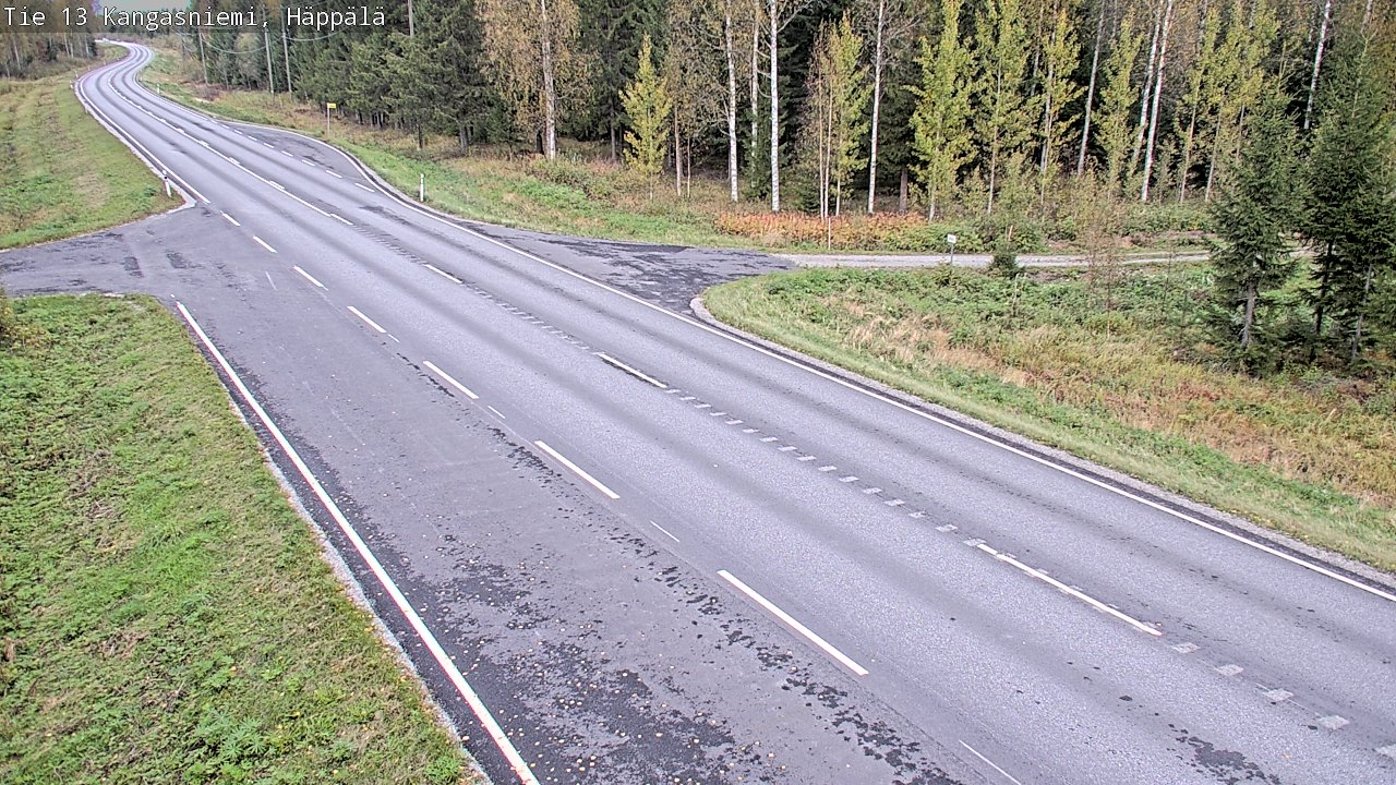 Kelikamerat Kuva Tie 13 Kangasniemi, Häppälä, Kangasniemi, Etelä-Savo