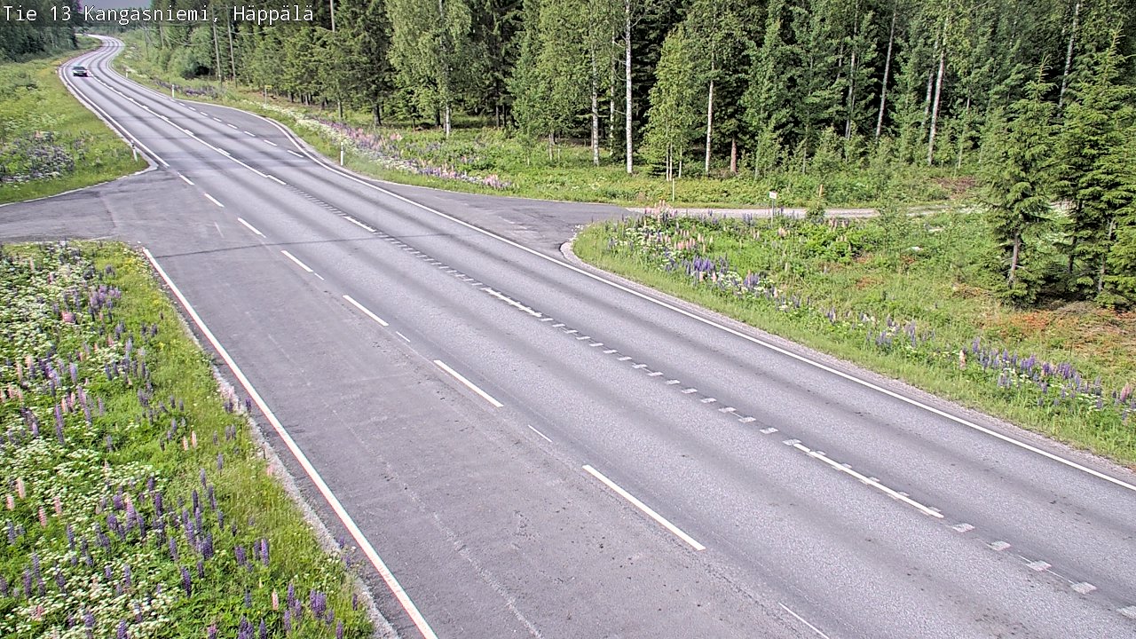 Kelikamerat Kuva Tie 13 Kangasniemi, Häppälä, Kangasniemi, Etelä-Savo