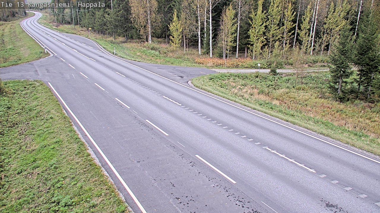 Weather Camera Image Väg 13 Kangasniemi, Häppälä, Kangasniemi, Etelä-Savo