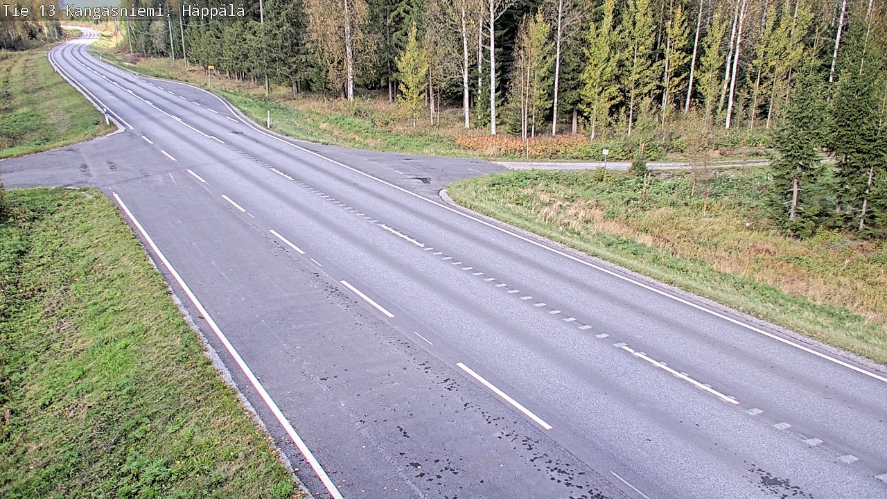 Weather Camera Image Road 13 Kangasniemi, Häppälä, Kangasniemi, Etelä-Savo