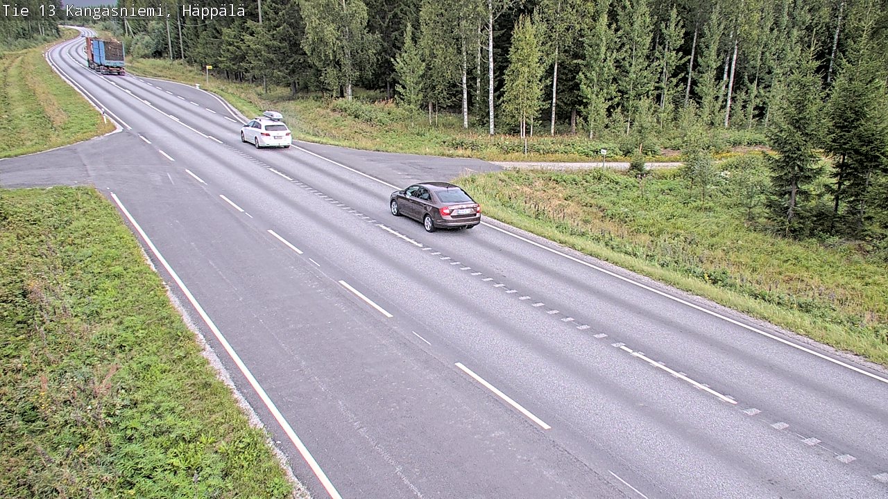 Weather Camera Image Road 13 Kangasniemi, Häppälä, Kangasniemi, Etelä-Savo
