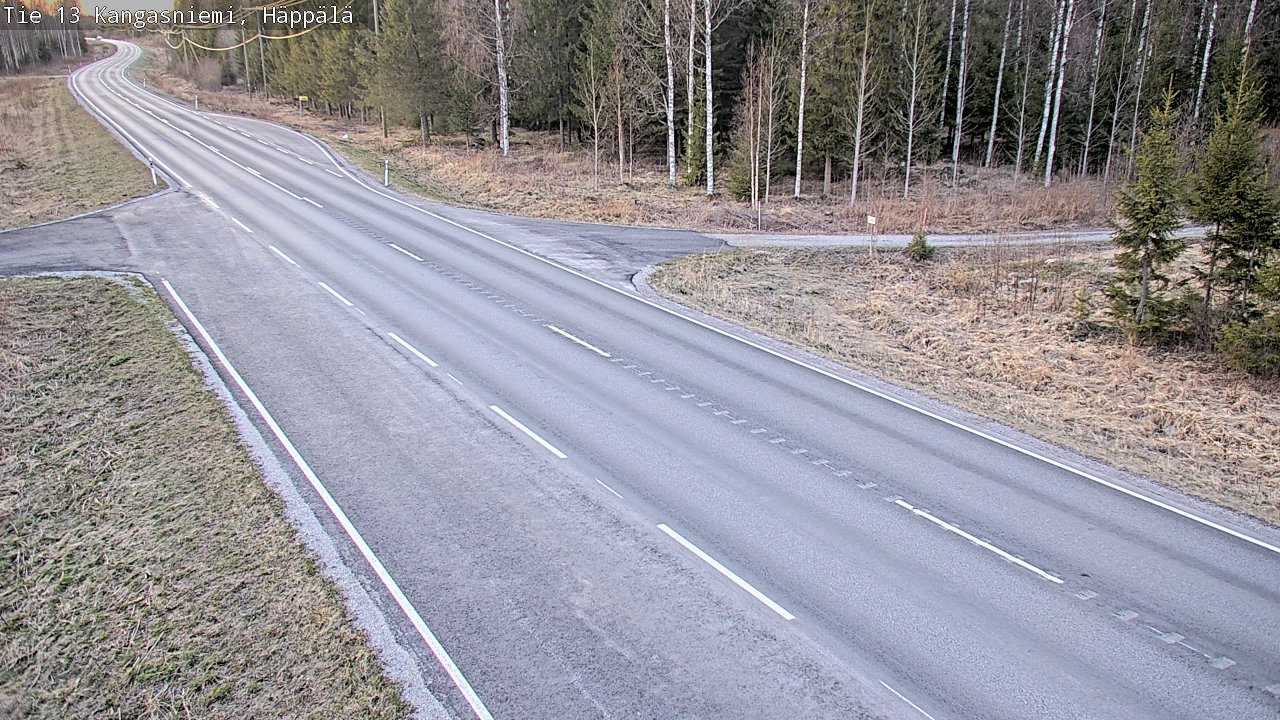 Weather Camera Image Väg 13 Kangasniemi, Häppälä, Kangasniemi, Etelä-Savo