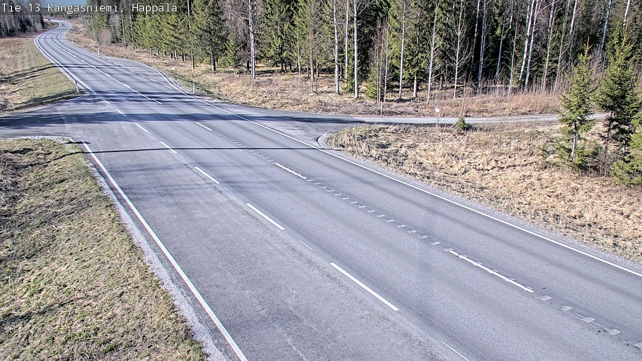 Weather Camera Image Väg 13 Kangasniemi, Häppälä, Kangasniemi, Etelä-Savo