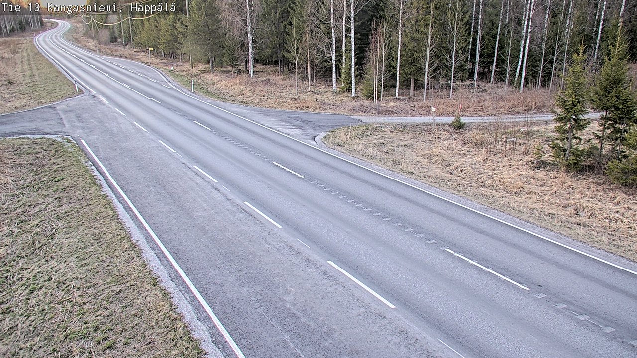 Weather Camera Image Väg 13 Kangasniemi, Häppälä, Kangasniemi, Etelä-Savo