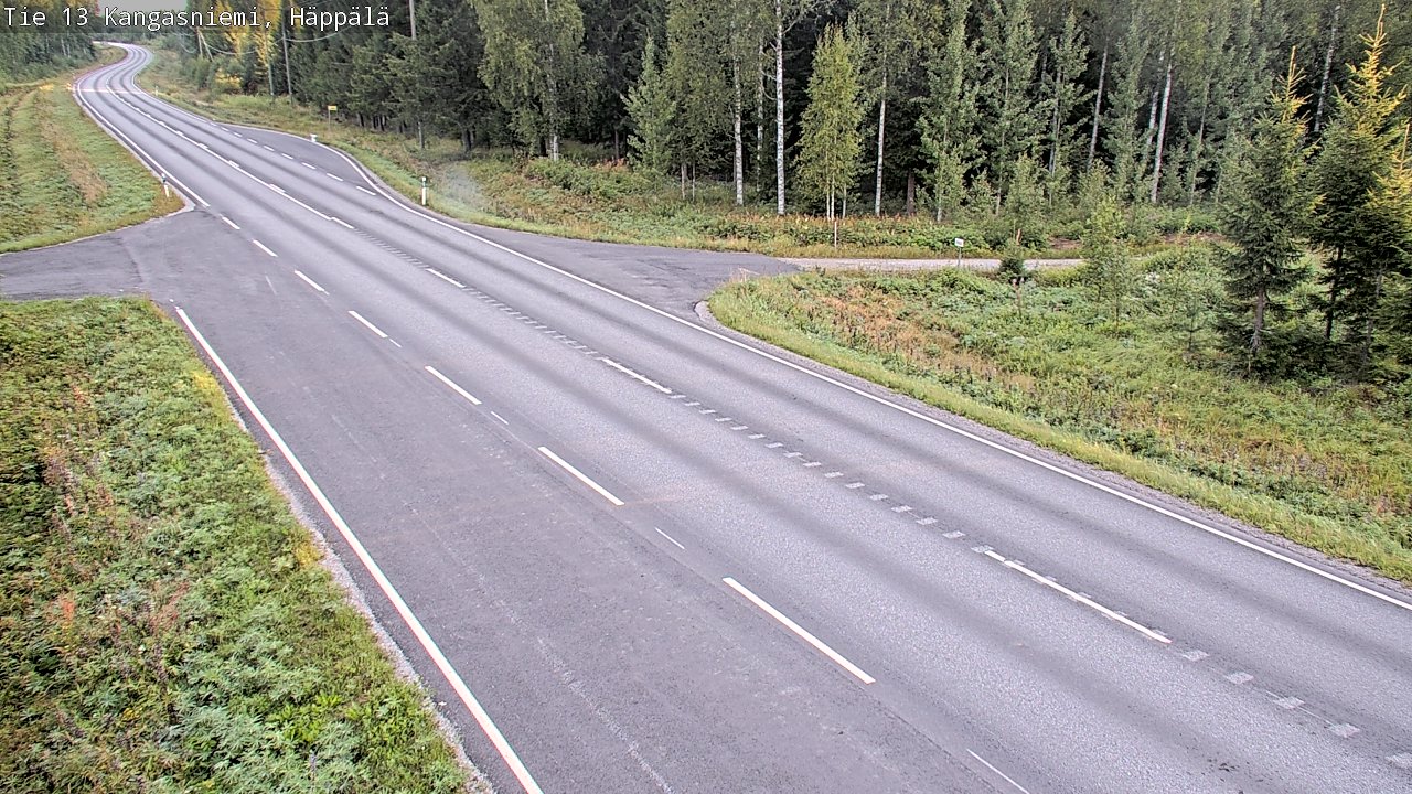 Weather Camera Image Road 13 Kangasniemi, Häppälä, Kangasniemi, Etelä-Savo